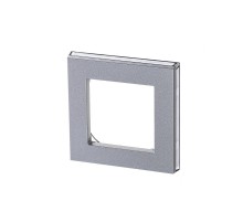 ABB Levit Серебро / дымчатый чёрный Рамка 1-ая  3901H-A05010 70W  2CHH015010A6070  ABB