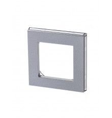 ABB Levit Серебро / дымчатый чёрный Рамка 1-ая  3901H-A05010 70W  2CHH015010A6070  ABB