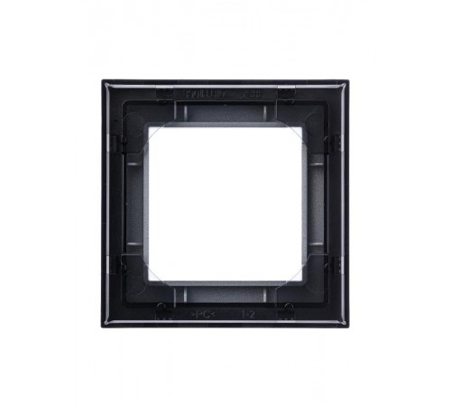 ABB Levit Серебро / дымчатый чёрный Рамка 1-ая  3901H-A05010 70W  2CHH015010A6070  ABB