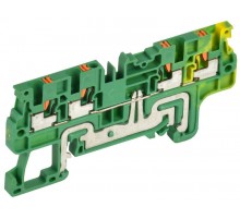 Колодка клеммная CP-MC-PEN земля 4 вывода 1,5мм2  YCT22-03-4-K52-001  IEK