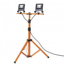 Прожектор светодиодный  WORKLIGHT на телескопической треноге серый 2х20Вт 2х1700 Лм, 4000 К   4058075213913  LEDVANCE