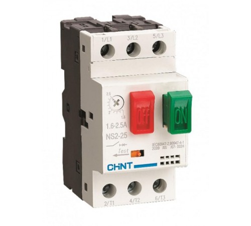Выключатель автоматический защиты двигателя NS2-25 0.63-1A (R)  495076  CHINT