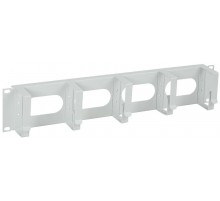 Органайзер кабельный 19" 2U, 5 колец, серый  CO35-2M5RM  ITK