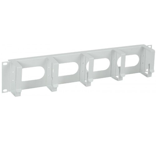 Органайзер кабельный 19" 2U, 5 колец, серый  CO35-2M5RM  ITK