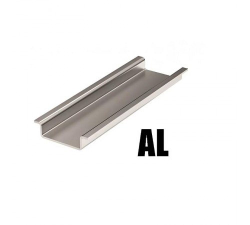 DIN-рейка алюминиевая с насечкой OMEGA 3 35х75 мм длиной 2000мм 02135AL  DKC - (заменен на арт. 02135RAL)