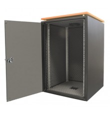 Шкаф напольный WZ-4888-01-00-161 серии SJB SILENT 19",18U,871x600х600мм,стек.дв.,столешн.Calvados,наг.45кг,черн.(RAL 9005)  41790  Zpas