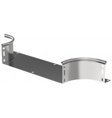 ESCA Отвод Т-обр. плавн. тип Г01 80х400мм  COT01-0-080-400  IEK