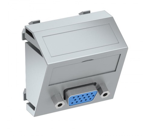 Мультимедийная рамка VGA Modul45 (серебристый) (MTS-VGA S AL1)  6104628  OBO Bettermann