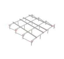 Опорная конструкция для установки оборудования TECHNORAPTOR 3000х3000  KM-TR-SSEI-3000-3000  КМ - профиль