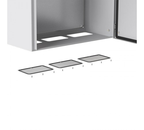 Щит с монтажной панелью ЩМПг-100.65.30 каб фланец IP65 PROxima mb65-1006530-m  EKF