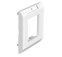 Рамка одинарная с полем д/маркировки 86x86 мм (белый) (ADR-45 1 RW)  6258034  OBO Bettermann