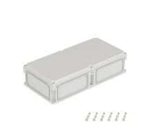 Корпус пластиковый RAM box IP67 600х300х146 мм(высота крышки 21) стенка с выбивными фланцами непрозрачная крышка  563210  DKC