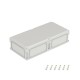 Корпус пластиковый RAM box IP67 600х300х146 мм(высота крышки 21) стенка с выбивными фланцами непрозрачная крышка  563210  DKC