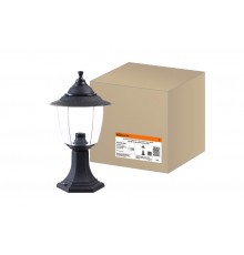 Светильник садово-парковый Прага Эл-11-72 60 Вт Е27 напольный черный, прозрачный плафон TDM  SQ0330-0531  TDM
