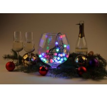 Гирлянда светодиодная  Нить Шарики d15мм, 5 м мультиколор, ENIN - 15BM  220V, IP20 (36/756)  Б0047967  ЭРА