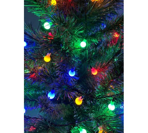 Гирлянда светодиодная  Нить Шарики d15мм, 5 м мультиколор, ENIN - 15BM  220V, IP20 (36/756)  Б0047967  ЭРА