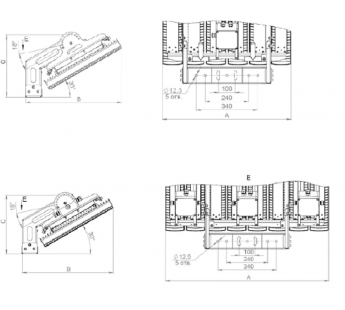 Светильник светодиодный BORT 15 LED D60 5700K (CRI90) GI  1396000210  Световые Технологии