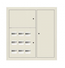 Щит этажный 9 кв. RAL9002 3 окна в ряд по гориз. (1000х950х150)  PROxima mb29-v-9-ral9002-1 EKF