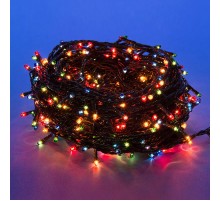 Гирлянда с контроллером UDL-S2500-500/DGA MULTI IP20 MINI  25м. 500 миниламп накаливания. мультиколор. шнур зеленый  UL-00003947  Uniel