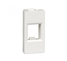 Altira Белый Плата лицевая W45 1 модуль 1xKeystone RAL9003  RIN-145-B  SE