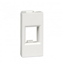 Altira Белый Плата лицевая W45 1 модуль 1xKeystone RAL9003  RIN-145-B  SE