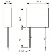 Адаптер электропитания 12В DC для 26 серии  0269012  Finder