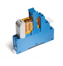 Интерфейсный модуль, электромеханическое реле; 1CO 16A; контакты AgCdO; питание 110В AC; категория защиты IP20  486181100060SPB  Finder