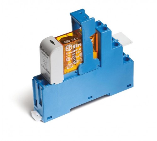 Интерфейсный модуль, электромеханическое реле; 1CO 16A; контакты AgCdO; питание 48В DC (чувствит.)  486170480050SPB  Finder