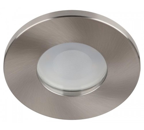 Светильник встраиваемый влагозащищенный WR3 SN MR16/GU5.3, IP44, сатин/никель  Б0054366  ЭРА