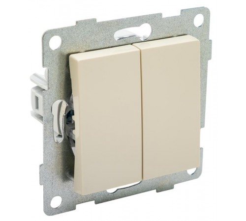 Ugra Выключатель 2кл., СУ , 10А, 250В, беж  С11В2-003  GUSI Electric