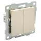 Ugra Выключатель 2кл., СУ , 10А, 250В, беж  С11В2-003  GUSI Electric