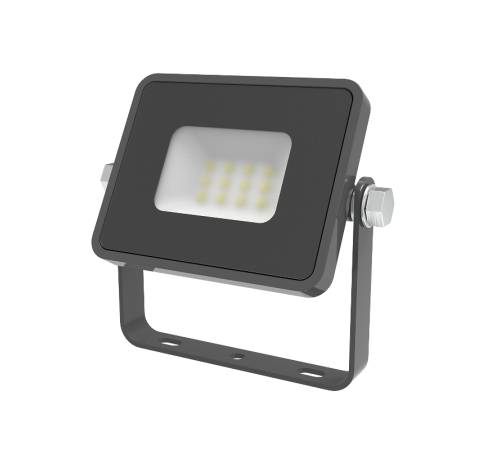 Прожектор светодиодный Qplus 10W 850lm 6500K 200-240V IP65 графитовый LED 1/20  690511310  Gauss