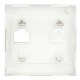 Валенсия лицевая панель розетки Phone 1-местная графит EKF PROxima   EST01-L-034-60   EKF