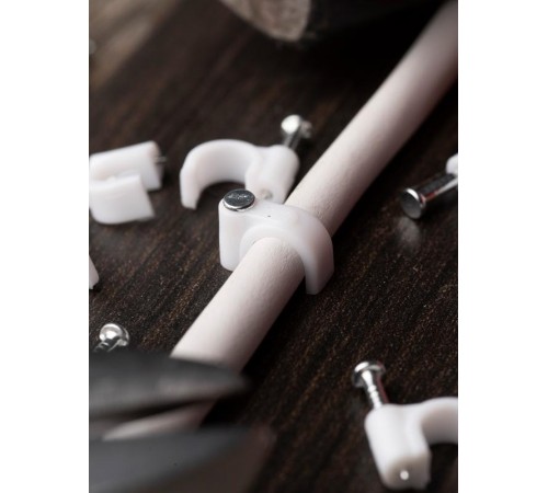 Скоба крепежная круглая (6мм.) (50шт.) EKF PROxima  plcn-sr-6  EKF