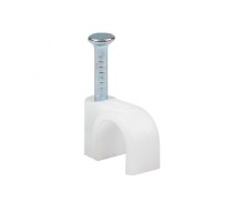 Скоба крепежная круглая (6мм.) (50шт.) EKF PROxima  plcn-sr-6  EKF