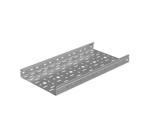 Лоток перф. 50х300х0,7 L2500 мм "Стандарт ПЛЮС" INOX304  LPEplus50-300-0.7-2500 INOX304  КМ-Профиль