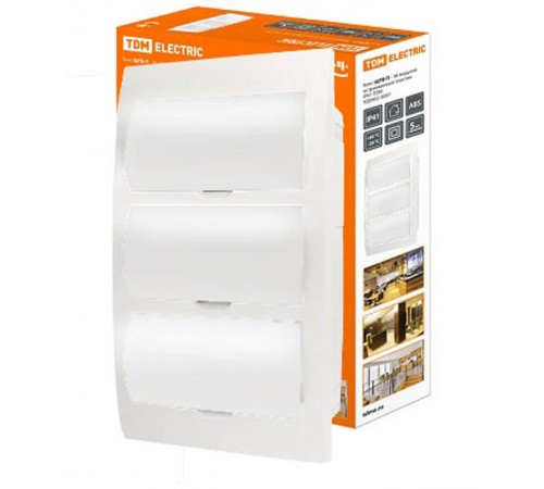 Бокс пластиковый встраиваемый ЩРВ-П-36 модулей (б) IP40  SQ0904-0007  TDM