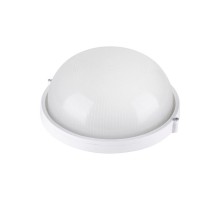 Светильник пылевлагозащищенный под лампу для ЖКХ НПБ 1101 100Вт ЛН E27 IP54 белый круг  SQ0303-0024  TDM