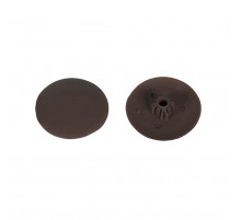 Заглушка для шуруп-стяж. PZ 5 /HEX 5 мм тёмно-коричневая (50 шт) - пакет  Krep  106207  Tech-KREP