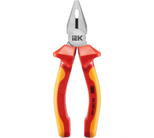 Пассатижи диэлектрические 160мм ARMA2L 3 K3  A2L3-PL20-K3-160  IEK