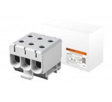 Клемма вводная силовая КВС 6 вводов 6-50 кв.мм. проходная, серая  SQ0833-0110  TDM