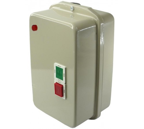 ПМЛ-3230 УХЛ4 Б, 220В/50Гц, 1р+1з, 40А, нереверсивный, с реле РТЛ-2055-2 30-40А из металла IP54, с кнопками ПУСК + СТОП и сигнальной лампой, пускатель