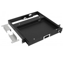 ITK by ZPAS Полка выдвижная клавиатурная 19" 1U 400мм черн.  ZP-SS05-K-1U-45  ITK
