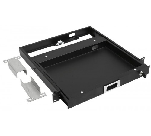 ITK by ZPAS Полка выдвижная клавиатурная 19" 1U 400мм черн.  ZP-SS05-K-1U-45  ITK