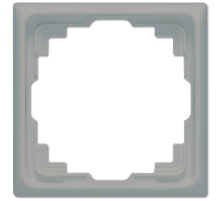 Рамка для инсталляции в кабельных каналах, однократная; серая  CD581KGR  Jung