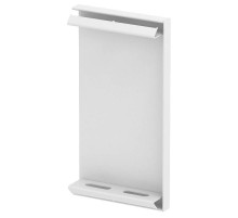 Торцевая заглушка кабельного канала Rapid 80 90x110 мм (сталь,белый) (GS-E90110RW)  6277170  OBO Bettermann