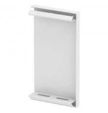 Торцевая заглушка кабельного канала Rapid 80 90x110 мм (сталь,белый) (GS-E90110RW)  6277170  OBO Bettermann