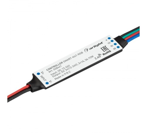 Контроллер SMART-K47-RGB (12-24V, 3x1A, 2.4G)  028441  Arlight