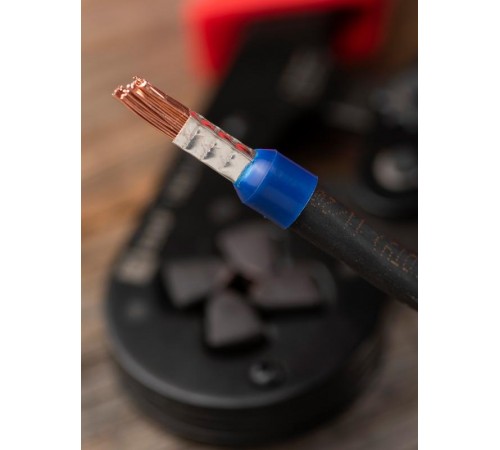 Наконечник штыревой втулочный изолированный НШвИ 16,0-12 (50шт.) EKF PROxima  nhvi-16,0-12  EKF