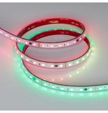Светодиодная лента герметичная DMX-PFS-B60-12mm 24V RGB-PX6 (14 W/m, IP68, 5060, 5m) (Arlight, бегущий огонь)  039608  Arlight